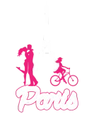 Discover Paris Love Neon Pink French Lover Child Cycling T-Shirts