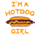 Discover I'm a Hotdog Girl Glasses Hot Dog Lover Fast Food T-Shirts