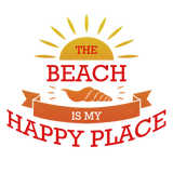 Discover Beach - Happy Place T-Shirts