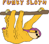 Discover Funky Sloth Chilling Graphic Yellow T-Shirts