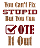 Discover Vote Out Stupid Bronze Anti Trump T-Shirts
