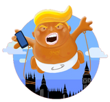Discover Trump Big Graphic Inflatable Baby Blimp Balloon T-Shirts