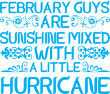 Discover February Guys Are Sunshine Mixed With Hurricane