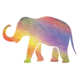 Discover Elephant Mosaik Art Digital Computer T-Shirts