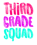 Discover Third Grade Squad Distress Pink Funny Third Grade 3rd Teacher Appreciation Gift T-Shirts