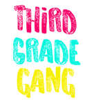 Discover Third Grade Gang Light Funny Third Grade 3rd Teacher Appreciation Gift T-Shirts