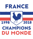 Discover france 1998 2018 campions du monde soccer T-Shirts