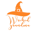 Discover Halloween Grandma Cute Wicked Witch Hat Orange T-Shirts