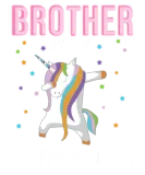 Discover BROTHER OF THE BIRTHDAY GIRL UNICORN DABBING GIFT T-Shirts