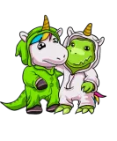 Discover Baby Dinosaur Unicorn Best friends Gift Costume T-Shirts