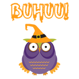 Discover Halloween owl buhuu orange T-Shirts