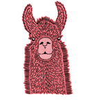 Discover Pink Llama Cute Animal Alpaca Head T-Shirts