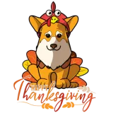 Discover Happy Thanksgiving Welsh Corgi Turkey Dog Costume T-Shirts