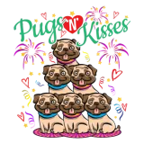Discover Pug Dog Lover Kisses gift - Hugs, Feel Better T-Shirts