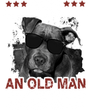 Discover never underestimate an old man with a pitbull