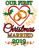 Discover Christmas Married 2019 Bride Groom Wife Husband T-Shirts