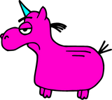 Discover pink sad unicorn T-Shirts