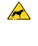 Discover Saint Bernard Warning Sign Dog Owner Humor Saying T-Shirts
