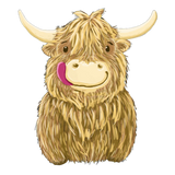 Discover Cartoon Scottish Highland Cow