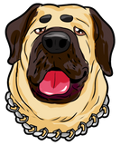 Discover Mastiff Dog Puppy Doggie Present Gift Molosser