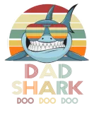 Discover Retro Vintage Dad Shark T-Shirts gift for Father