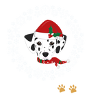 Discover Funny Dalmatian Dog Pet Christmas Hat Snow Gift T-Shirts