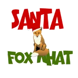Discover Gift Idea Christmas Santa Fox Creative Design T-Shirts