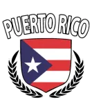 Discover Puerto Rico Ladies Puerto Rico Crest With Olive Br T-Shirts