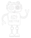 Discover Robot, Big Brother, Siblings T-Shirts