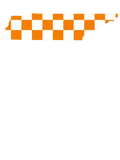 Discover Tennessee Checkerboard State T-Shirts Sticker