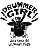 Discover Drummer Girl Drumming Queen Percussion Drum Player T-Shirts
