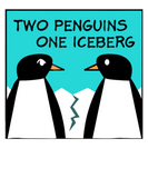Discover Two Penguins One Iceberg T-Shirts