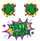 Discover Green Monster Comic Cartoon T-Shirts