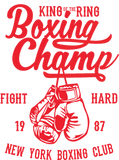 Discover King of the Ring Boxing Champ New York Boxing Club T-Shirts