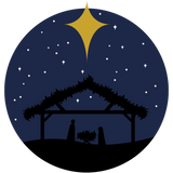 Discover night scene,christmas holidays,stars,blue sky,hut, T-Shirts