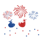 Discover Red White And Blue Funny Wine Glass For 4Th Of T-Shirts