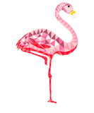 Discover Polygonal Flamingo Pink Bird Artsy Zoo Animal Gift T-Shirts