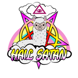 Discover Hail Satan Alpaca Llama Animal T-Shirt
