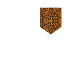 Discover Leopard breast pocket T-Shirts leopard pattern fur