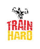 Discover Barbells Bodybuilder Gym Weightlifting Train Hard T-Shirts