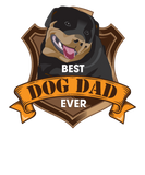 Discover Noble & Cute Best Rottweiler Dog Dad Ever Graphic T-Shirts