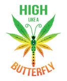 Discover Cannabis butterfly High like a Butterfly T-Shirts