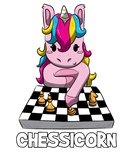 Discover Chessicorn Funny Unicorn Chess Playing Girl Gift T-Shirts