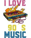 Discover 90s Music Cassette Mixtape Techno Gift T-Shirts