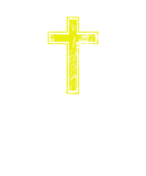 Discover Cross Yellow Cross T-Shirts Christian Symbol