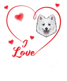 Discover I Love My Japanese Spitz Dog Lovers Men Women Wear T-Shirts