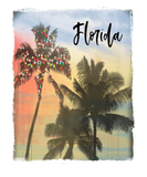 Discover Florida Family Christmas Beach Palm Tree Sunset T-Shirts