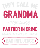 Discover Funny Grandma T-Shirts Grandma Partner In Crime Shir