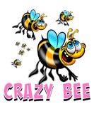 Discover Crazy bee with her funny bees friends T-Shirts