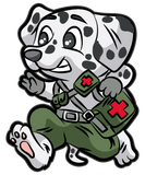 Discover MILITARY DOG MEDIC Soldier Dalmatian funny T-Shirts